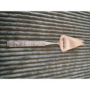 Vintage Norway Konge Tinn Pewter Viking Cheese Slicer Server 18/8‎ Steel